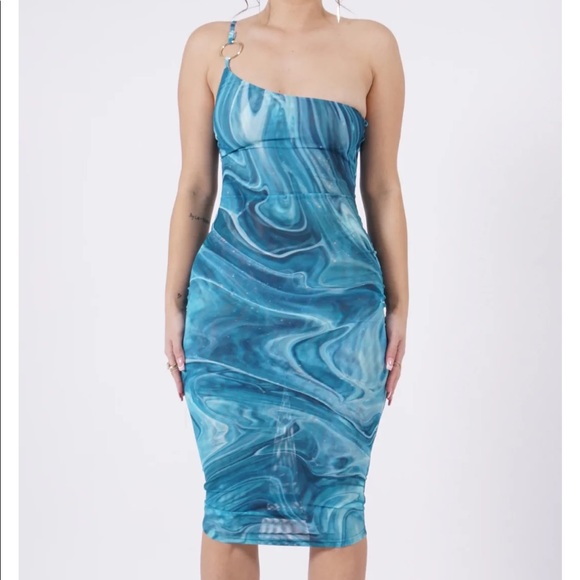 Skye Dress in Blue - Picture 1 of 11